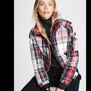 SAM. plaid down jacket